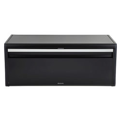 Brabantia Fall Front Bread Bin, Matt Black